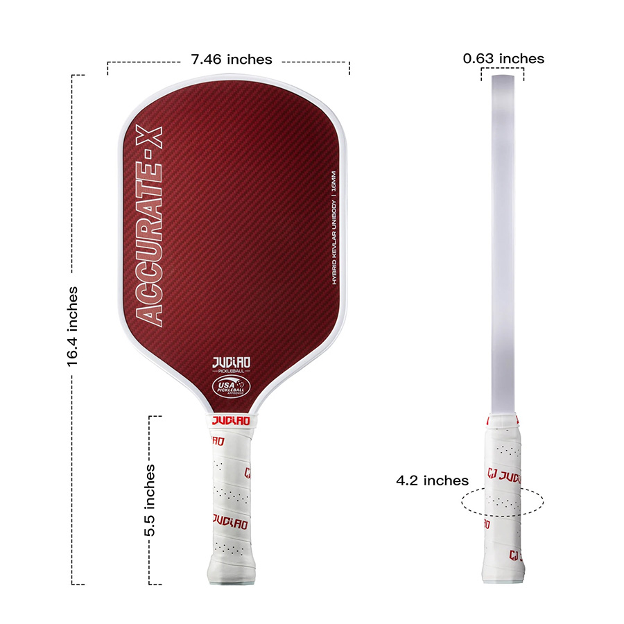 Pickleball Paddle With Elongated Handle