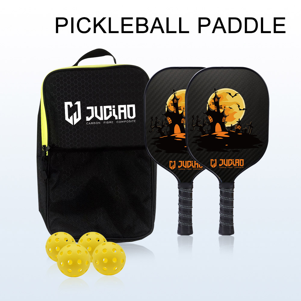 Halloween Unique Thermoformed graphite 3K Carbon Fiber Pickleball Paddle